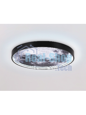 Настенно-потолочный светодиодный светильник Ambrella light FW11111 BK черный 18W LED 3000-6400K D300*38