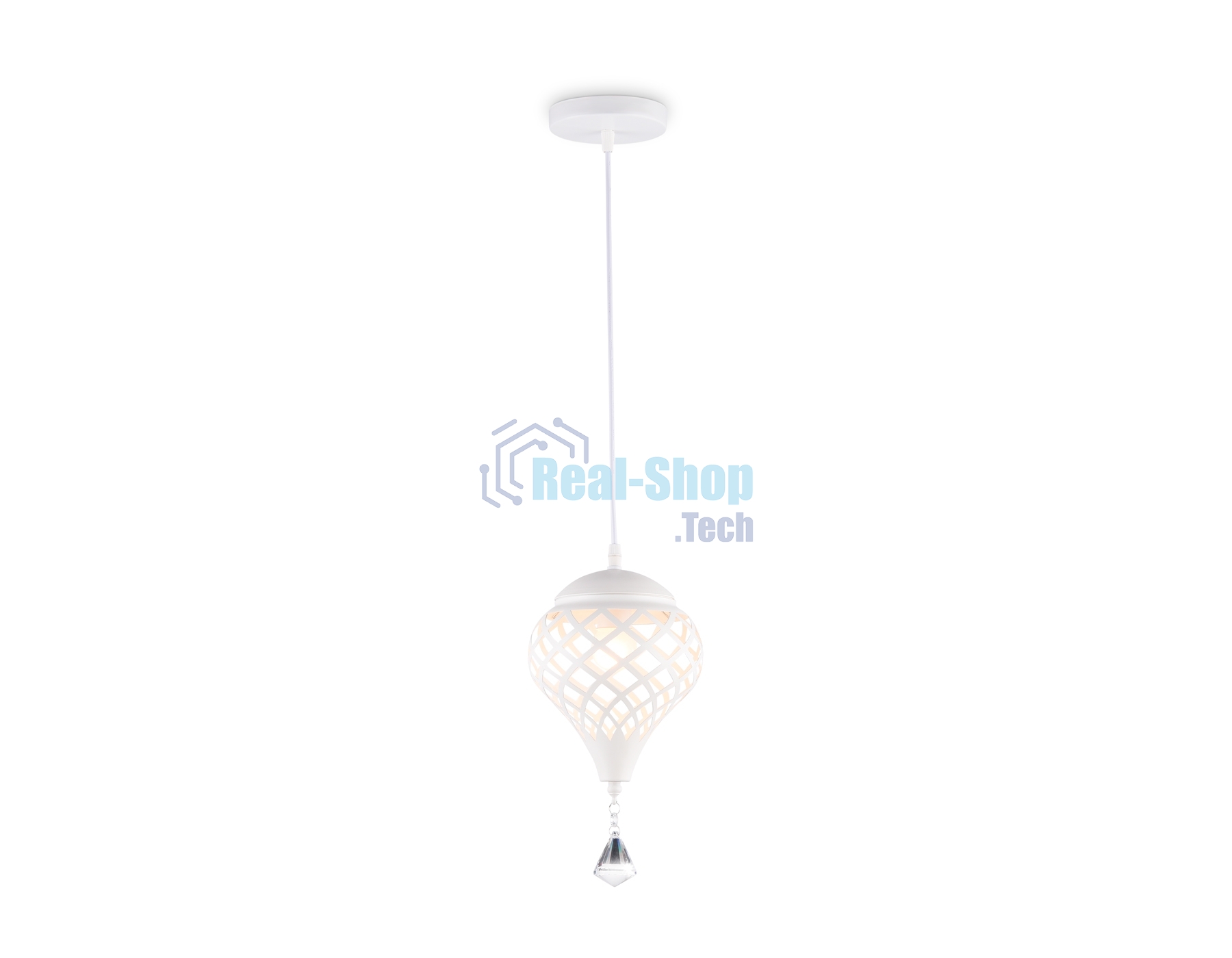 Светильник Ambrella light TR8441 WH белый E27 max 40W D170*800