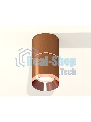 Светильник Ambrella Light XS7404081 SCF/PPG кофе песок/золото розовое полированное MR16 GU5.3 (C7404, A2073, C7404, N7035)
