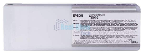 Картридж струйный Epson T5919 (C13T591900) светло-серый (700 мл.) для I/C SP-11880