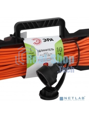 Удлинитель силовой ЭРА UFx-1e-3x0.75-10m-IP44 на рамке c/з 1 гн 10 м ПВС 3x0.75 (8/192)
