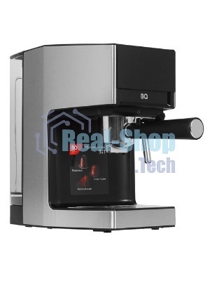 Кофеварка рожковая BQ CM7003 серебристый, исп. кофе - молотый, 1,2 л, 1350 Вт, 20 бар