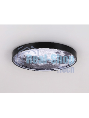 Настенно-потолочный светодиодный светильник Ambrella light FW11111 BK черный 18W LED 3000-6400K D300*38
