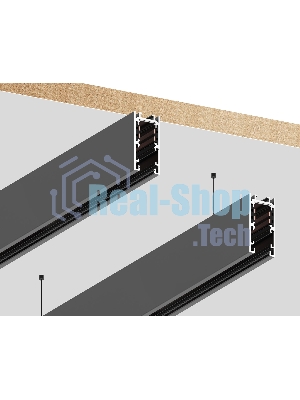 Шинопровод GL1912 BK черный IP20 48V 1000*21*43