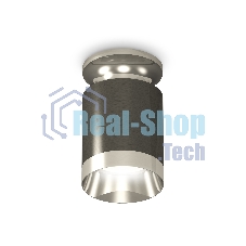 Светильник Ambrella Light XS6303101 DCH/PSL черный хром/серебро полированное MR16 GU5.3 (N6903, C6303, N6132)