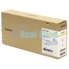Картридж струйный Canon PFI-710 Y 2357C001 желтый (700 мл) для Canon TX-2000/TX-3000/TX-4000