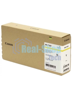 Картридж струйный Canon PFI-710 Y 2357C001 желтый (700 мл) для Canon TX-2000/TX-3000/TX-4000