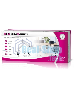 Кронштейн для мониторов Ultramounts UM719W белый 17