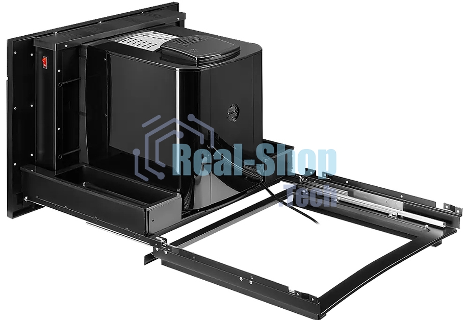Автоматическая кофемашина Kuppersberg KCM 182 Black коллекция High-Tech,управление сенсорное,максимальное давление 20 бар,емкость для воды 1.8л, есть капучинатор,приготовление кофе автоматическое, материал панели стекло, черный