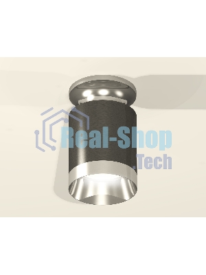 Светильник Ambrella Light XS6303101 DCH/PSL черный хром/серебро полированное MR16 GU5.3 (N6903, C6303, N6132)