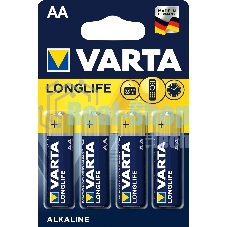 Батарейки VARTA Long Life AA блистер 4 04106101414