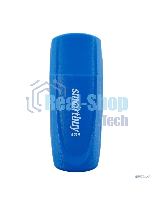 Флешка USB Smartbuy Scout Blue (SB004Gb2SCB), 4Gb, USB 2.0, R/W 15/8, синий