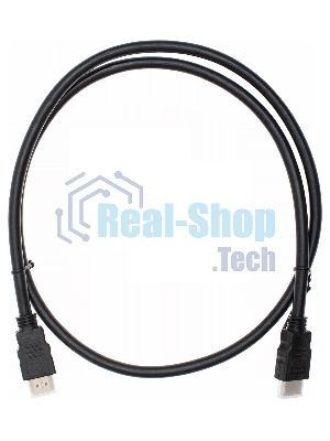 Кабель аудио-видео Cactus CS-HDMI.1.4-1 HDMI (m)/HDMI (m) 1м. позолоченные контакты черный