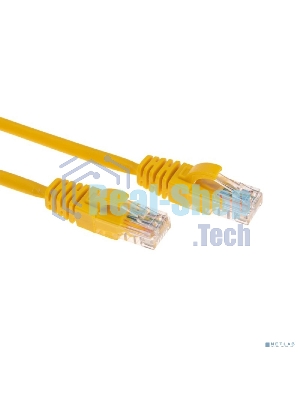 Патч-корд U/UTP Rexant cat.6, RJ45-RJ45, неэкранированный, 26AWG, LSZH, желтый, 0.5 м