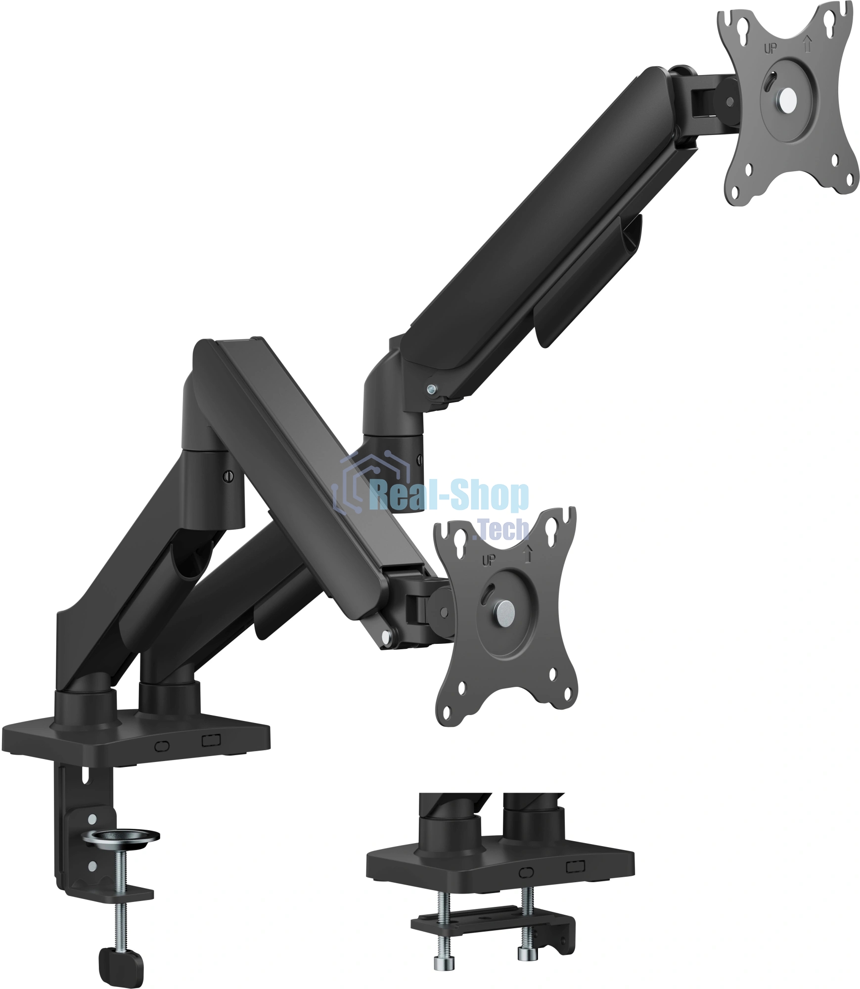 Кронштейн для мониторов Cactus CS-VM-MD-72-BK черный/белый 17