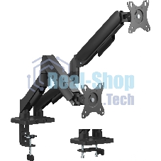 Кронштейн для мониторов Cactus CS-VM-MD-72-BK черный/белый 17