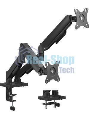 Кронштейн для мониторов Cactus CS-VM-MD-72-BK черный/белый 17