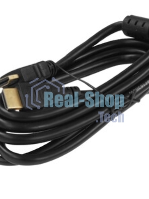Кабель HDMI Cablexpert CCF2-HDMI4-6, 19M/19M, v2.0, медь, позол.разъемы, экран, 2 фер.кольца, 1,8м, черный, пакет