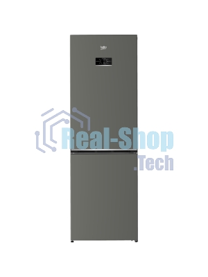 Холодильник Beko B3R0CNK362HG серый, двухкамерный, 220/100л, морозилка снизу No Frost