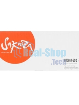 Картридж Sakura W1360A (136A) для HP, черный, 1150 к.
