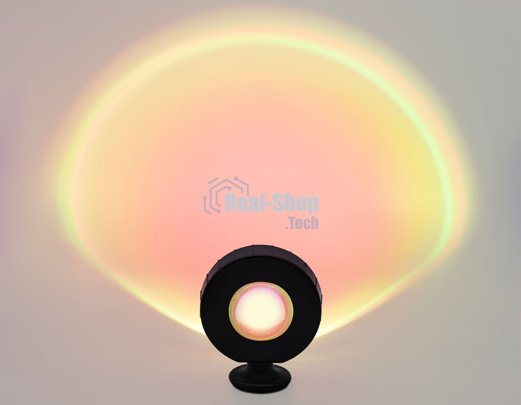 Атмосферная светодиодная настольная лампа Ambrella light DE8383 BK черный LED RGB 3W (ПДУ RGB)