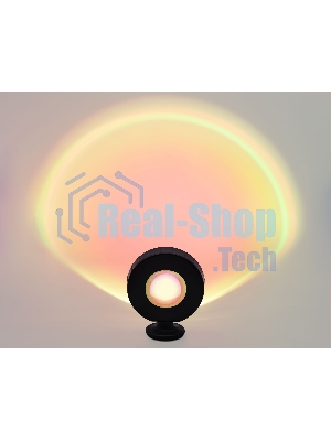 Атмосферная светодиодная настольная лампа Ambrella light DE8383 BK черный LED RGB 3W (ПДУ RGB)