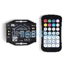 Контроллер GS11551 WIFI Tuya RGB 24A 12V 288W/ 24V 576W (ПДУ Радио 2.4G CR2025)