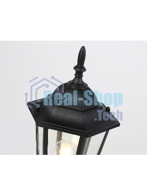 Светильник Ambrella light ST2023 BK/CL черный/прозрачный IP54 E27 max 40W D150*400