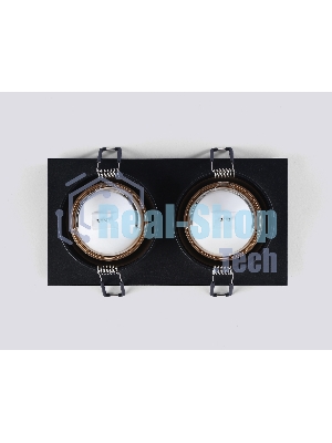 Светильник Ambrella light TN102735/2 BK/GD черный/золото GU5.3 175*92*23