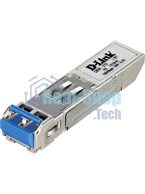 Сетевое оборудование D-Link (DEM-210/B1A) Модуль SFP с 1 портом 100Base-FX для одномодового оптического кабеля, питание 3,3В (до 15 км)
