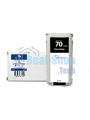 Картридж струйный NVPrint 70 (NV-C9448A) Black Matte для HP DesignJet Z2100/Z3100/Z3200/Z5200/Z5400 (130 мл) совместимый