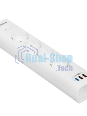Сетевой фильтр Philips CHP8246WB/51 3м, 4 розетки, белый