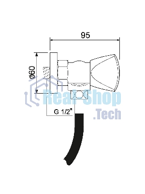 SL119-003 Смеситель для душа