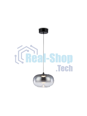 Подвесной светодиодный светильник Ambrella light LH11082 BK/SM черный/дымчатый 4W 3000K D180*130