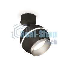 Комплект поворотного светильника Ambrella light XM1102003 SBK/MCH черный песок/хром матовый MR16 GU5.3 LED 3W 4200K (A2210, C1102, N7033)