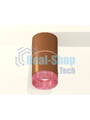 Светильник Ambrella Light XS7404082 SCF/PI кофе песок/розовый MR16 GU5.3 (C7404, A2073, C7404, N7193)