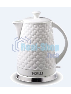 Чайник электрический керамический Kelli KL-1340,Объем: 1.8 л