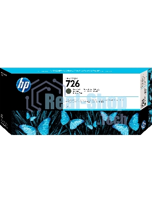 Картридж струйный HP 726 CH575A черный матовый для HP DJ (300мл)