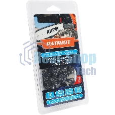 Цепь PATRIOT 21LP-72E, 0,325 1,5 72 звена, чизель, PROFESSIONAL (блистер)