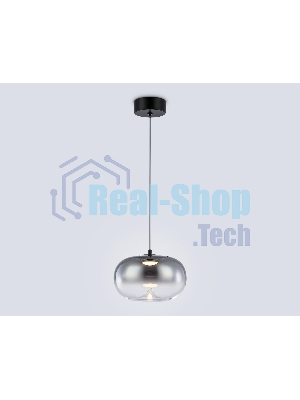Подвесной светодиодный светильник Ambrella light LH11082 BK/SM черный/дымчатый 4W 3000K D180*130