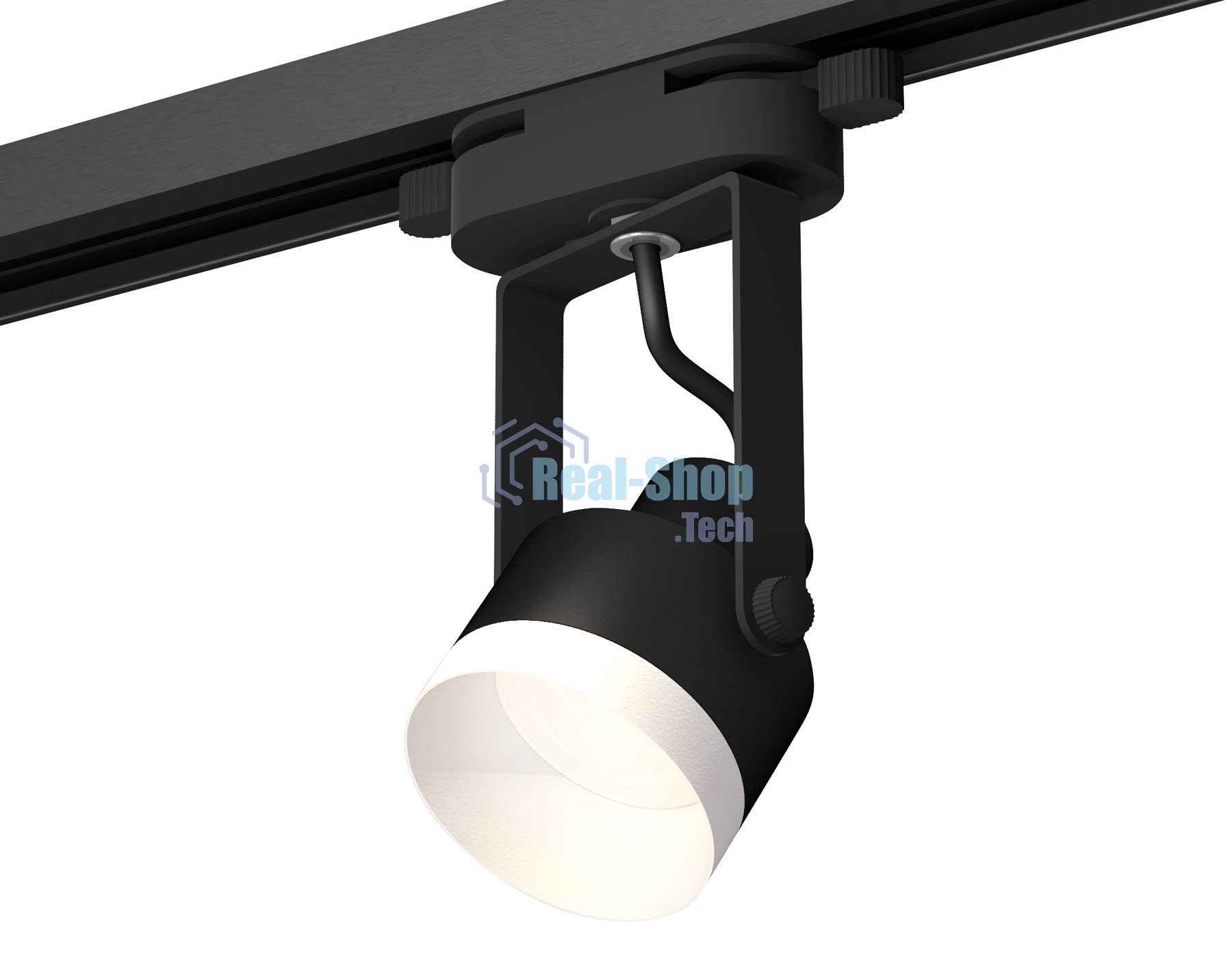 Светильник Ambrella light XT6602040 PBK/SWH черный полированный/белый песок MR16 GU10 (C6602, N6130)