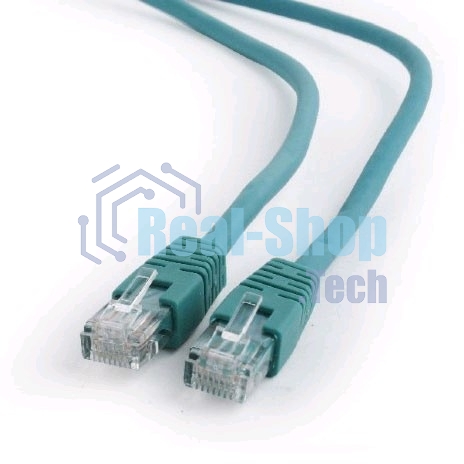 Патч-корд UTP Cablexpert cat.6, 1м, литой, многожильный, зеленый