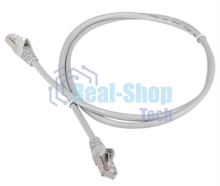 Патч-корд LANMASTER TWT-45-45-5.0/S6-GY 5м FTP Cat 6 серый