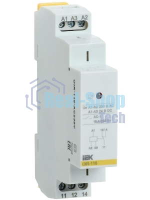 Реле промежуточное OIR 1 конт. (16А) 230В AC IEK OIR-116-AC230V