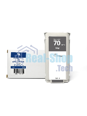 Картридж струйный NVPrint 70 (NV-C9450A) Gray для HP DesignJet Z2100/Z3100/Z3200/Z5200/Z5400 (130 мл) совместимый