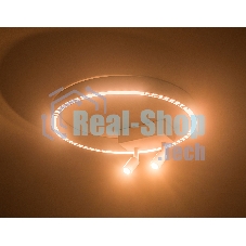 Потолочный светодиодный светильник Ambrella light FL5805/1+2 WH белый 25W 3000K/4200K/6400K D400*95 (без ПДУ)