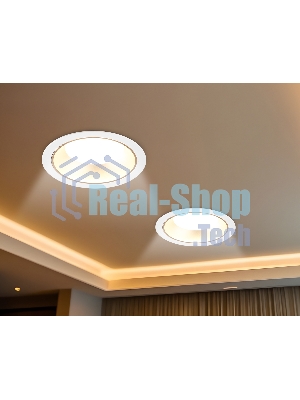 Светильник Ambrella light TN52332 SWH/SGD белый песок/золото песок GX53 max 12W D115*25