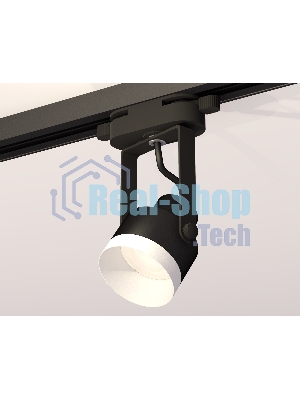 Светильник Ambrella light XT6602040 PBK/SWH черный полированный/белый песок MR16 GU10 (C6602, N6130)