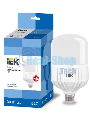 Лампа светодиодная IEK LLE-HP-30-230-65-E27 HP 30Вт 230В 6500К E27