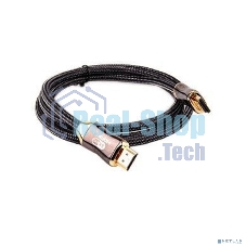 Кабель HDMI 19M/M,ver. 2.1, 8K@60 Hz 1.5m метал разъемы, нейлоновая оплетка Telecom TCG300-1.5M Кабель HDMI 19M/M,ver. 2.1, 8K@60 Hz 1.5m метал разъемы, нейлоновая оплетка Telecom